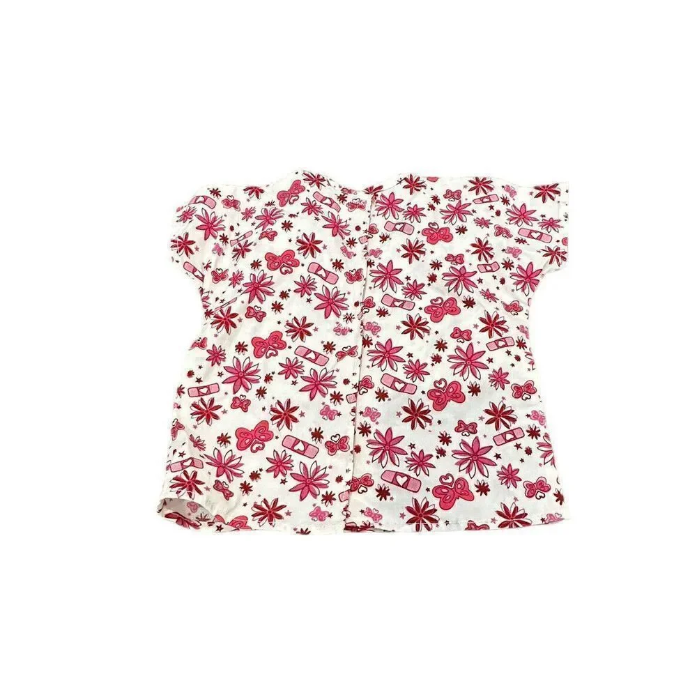 American‎ Girl Hospital Gown Pink And White With Butterflies For  18” Doll
